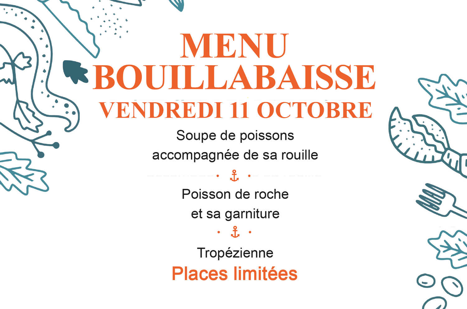 menu bouillabaisse